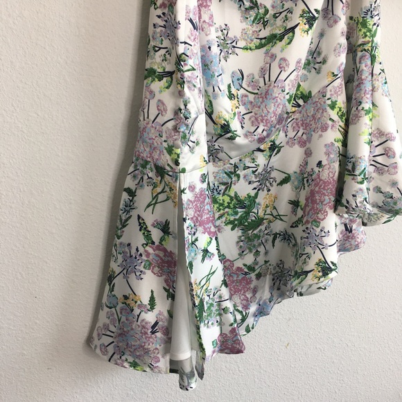 Foxiedox Asymmetrical Floral Skirt - Picture 4 of 7